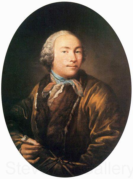 Ivan Argunov Self-portrait France oil painting art